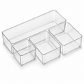 ClearNest Divided Drawer Organizer