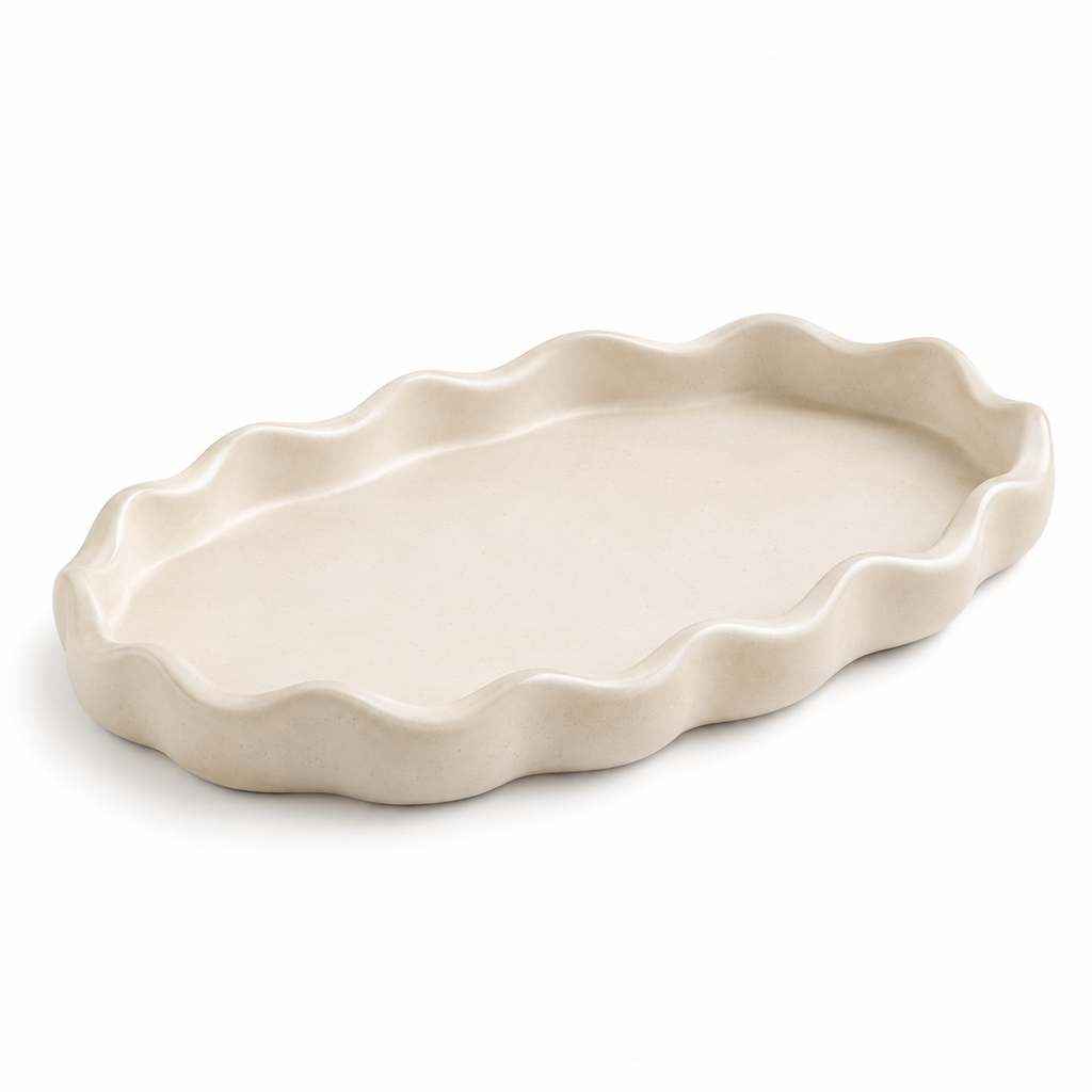 RippleEdge Decorative Catchall Tray