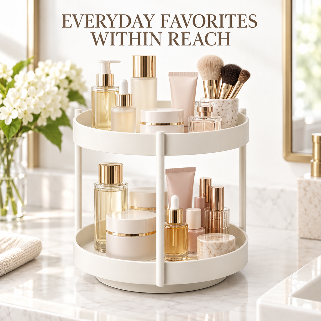 HaloTurn Rotating Vanity Organizer