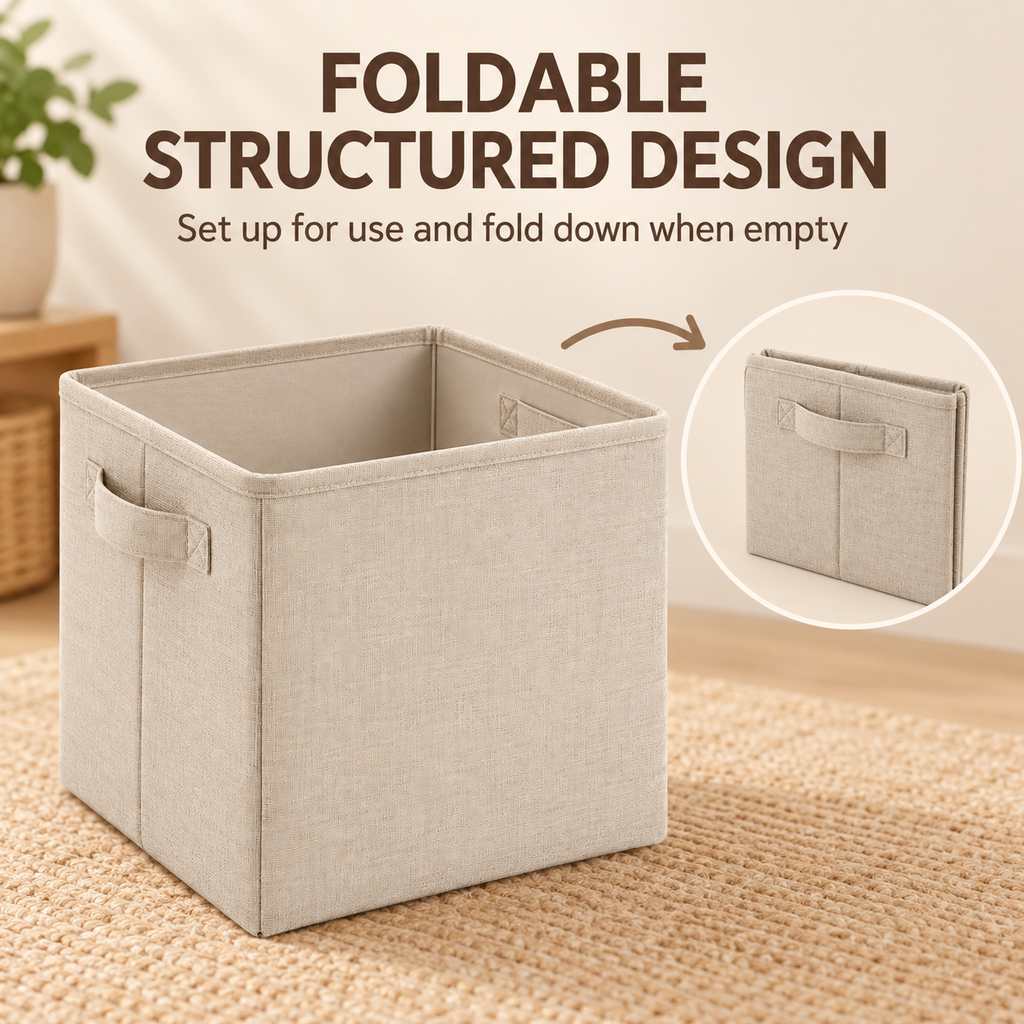FoldForm Fabric Storage Bin