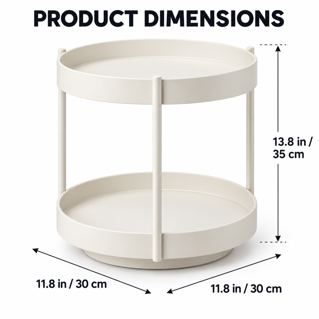 HaloTurn Rotating Vanity Organizer