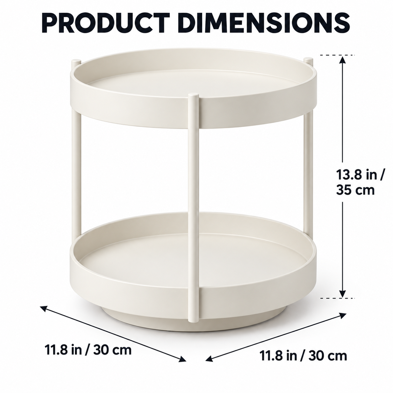 HaloTurn Rotating Vanity Organizer