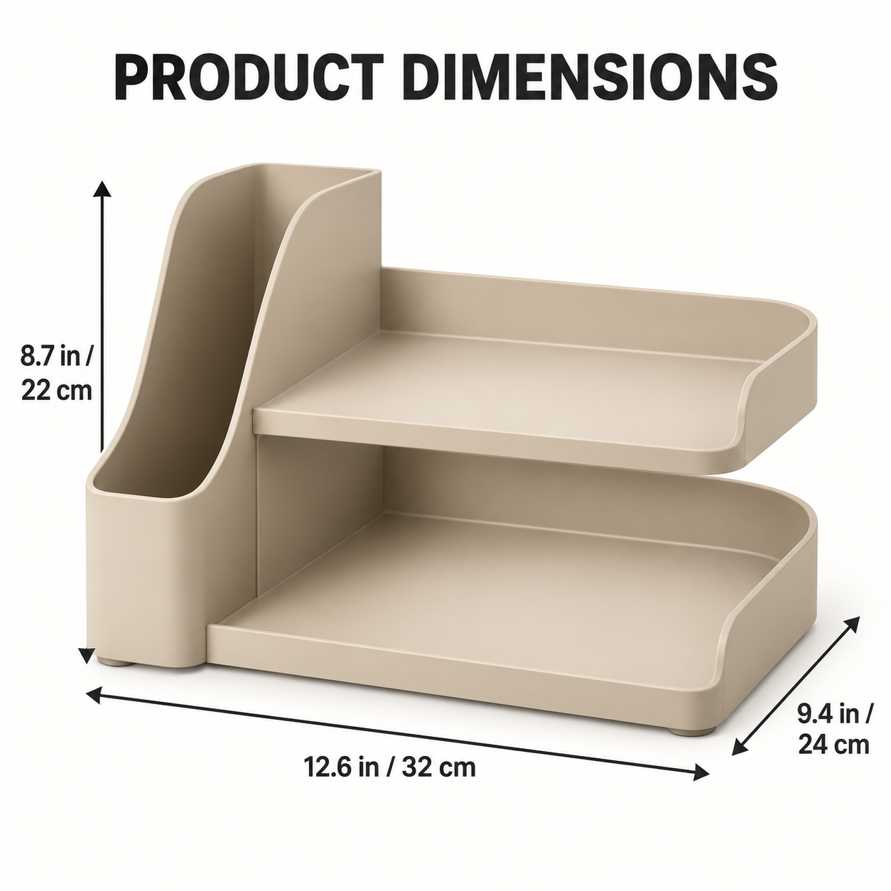 Noralume Tiered Desk Organizer