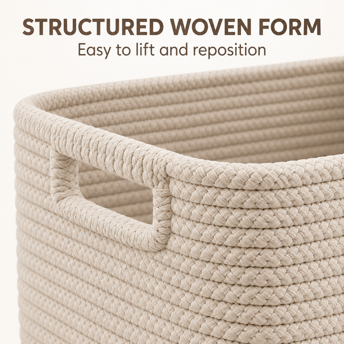 SoftWeave Entryway Storage Basket